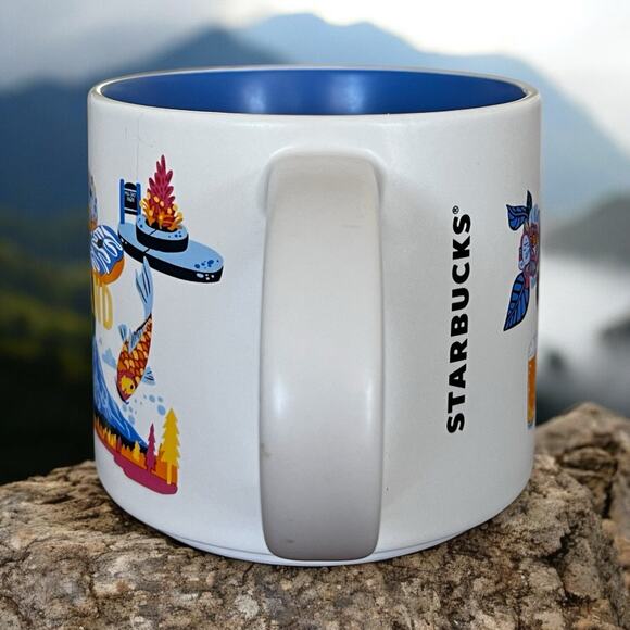 Starbucks 2024 PORTLAND Oregon Discovery Series 14 Oz Coffee Mug Cup EUC - Picture 3 of 9